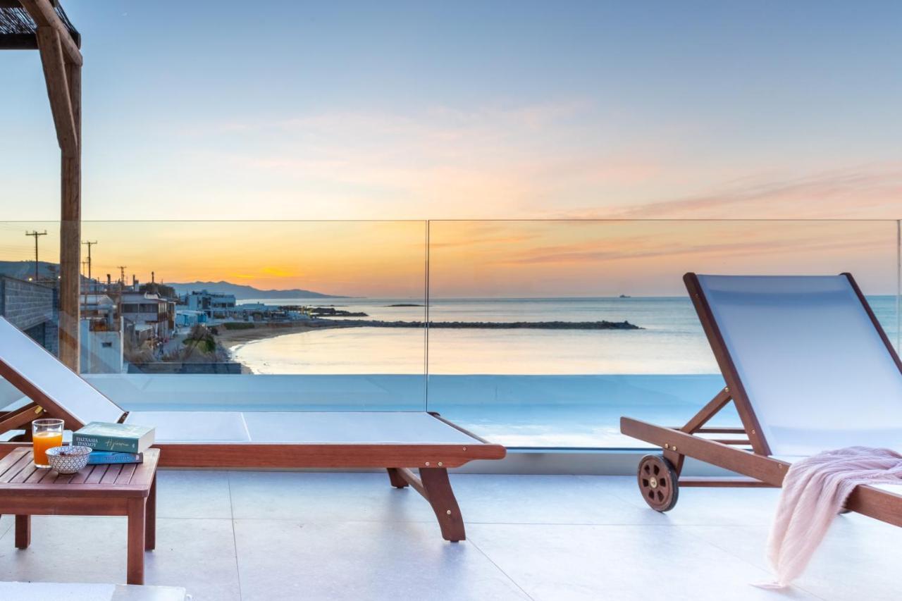 Wave, An Idyllic Seafront Suite By Nirousuites Kokkini Hani Экстерьер фото